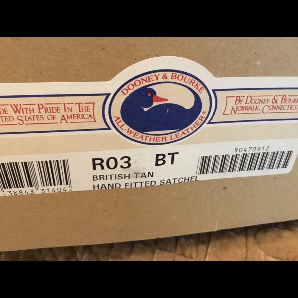 Vintage hand fitted satchel DB British tan